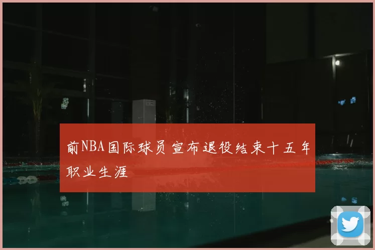 前NBA国际球员宣布退役结束十五年职业生涯