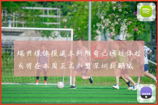 瑞典媒体报道本科维奇已通过体检或将在本周正式加盟深圳新鹏城